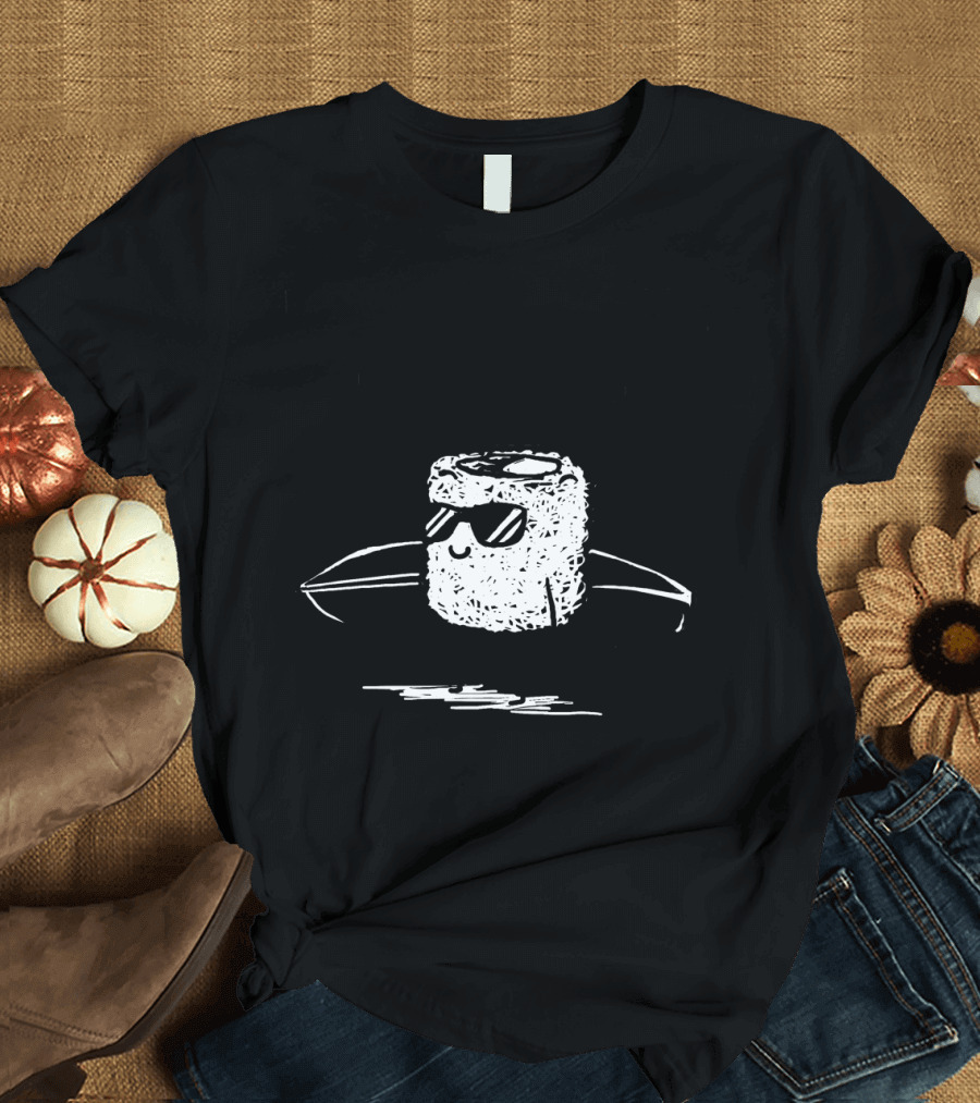 I Wish They All Could Be California Rolls Cool Sushi Surfing Vibe T-Shirt