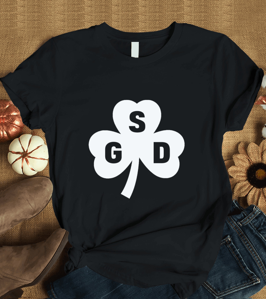 GSD Clover White Shamrock T-Shirt