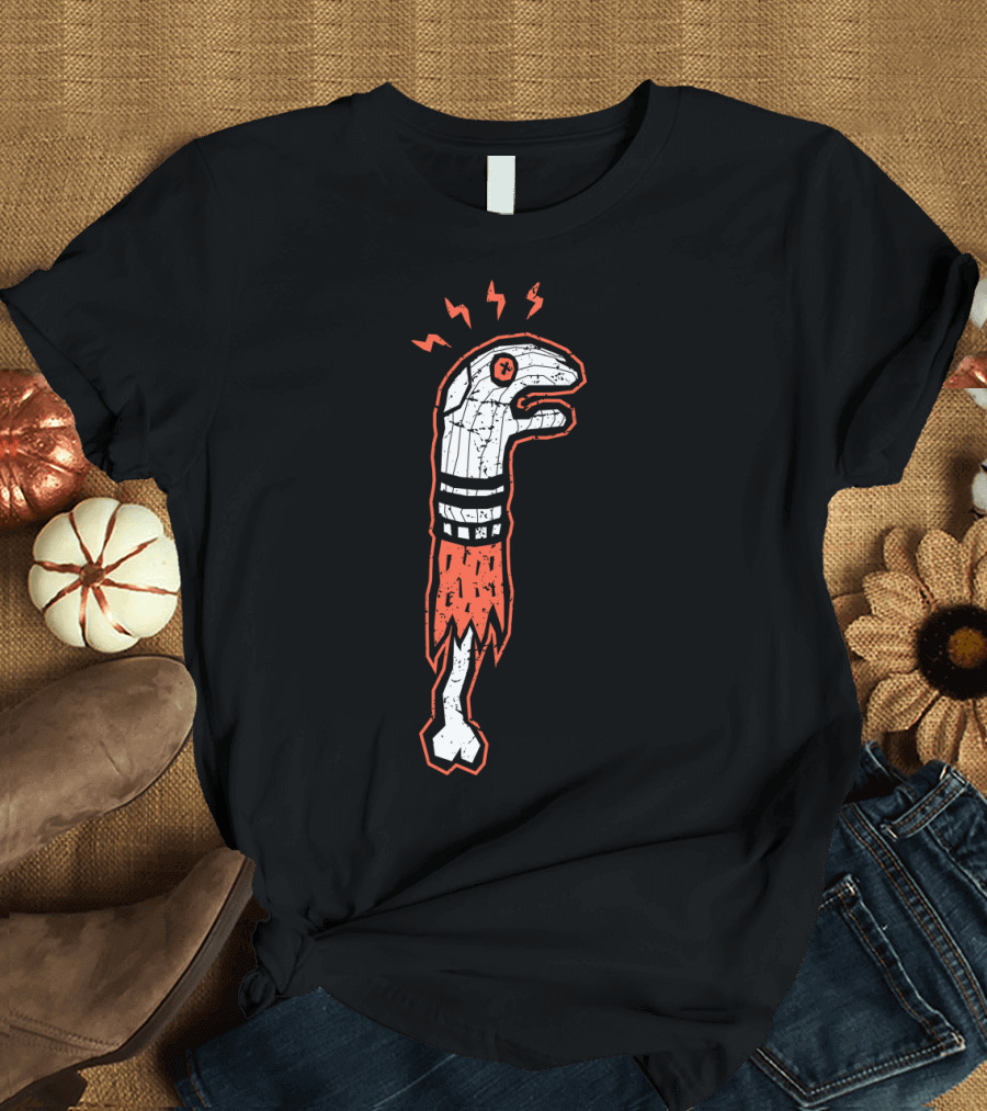 Puppet Alt Sock Puppet Grunge Art with Lightning Bolts T-Shirt