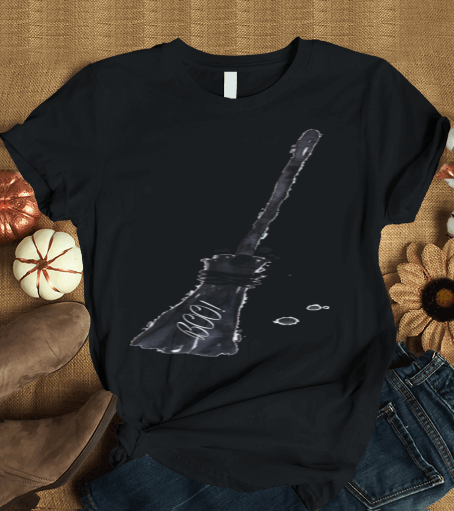 Happy Halloween Boo Broom T-Shirt