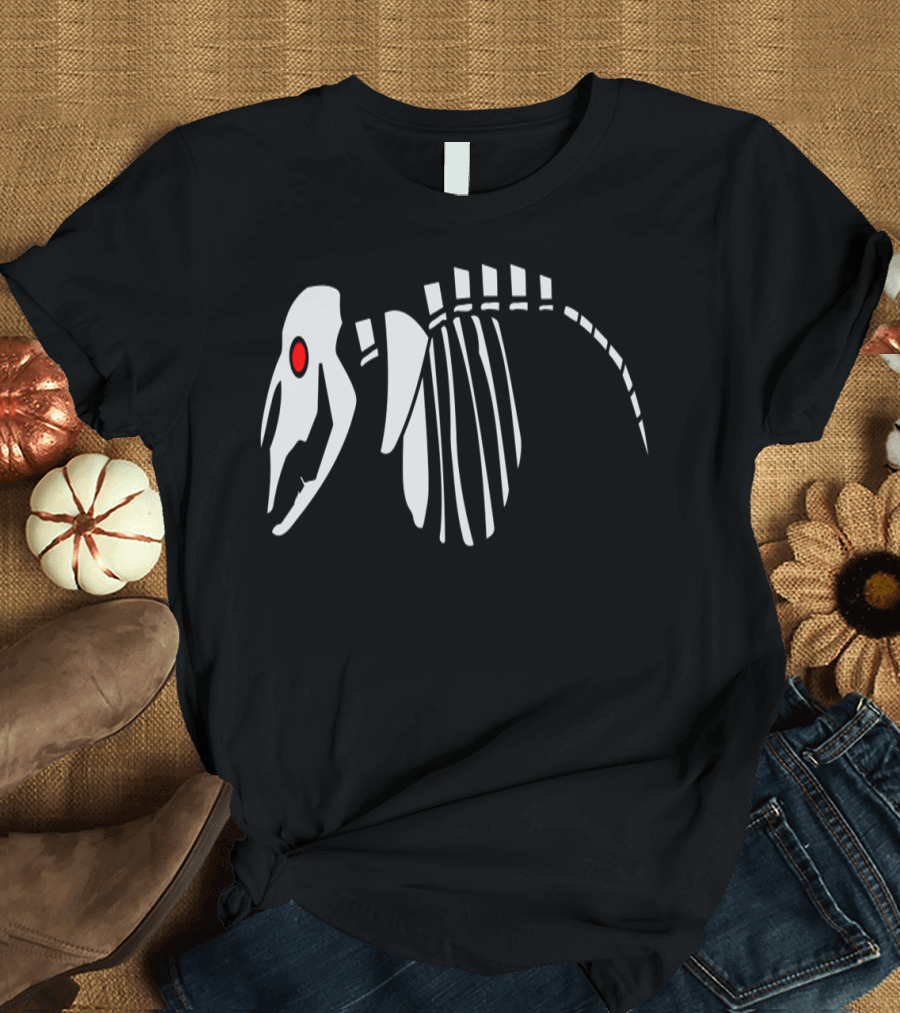 Sheep Skeleton with Red Eye T-Shirt