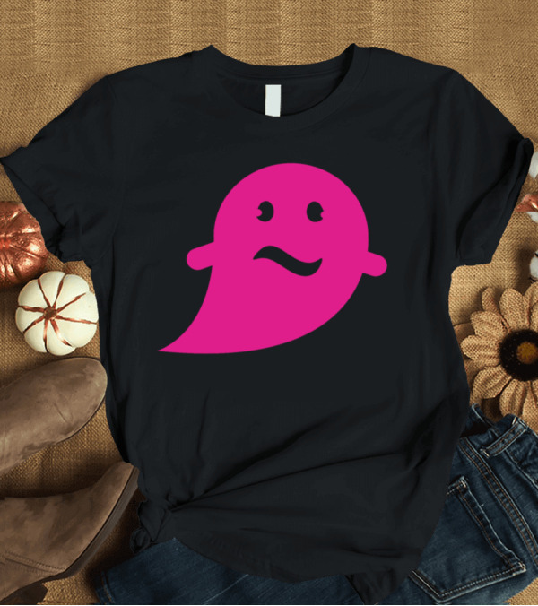 T-Shirt: Halloween Pink Ghost Monster Skeleton Zombie T-Shirt Halloween Pink Ghost Monster Skeleton Zombie T-Shirt