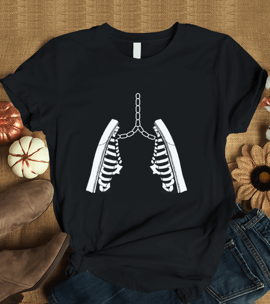 Lung Shoes Ribs Skeleton T-Shirt