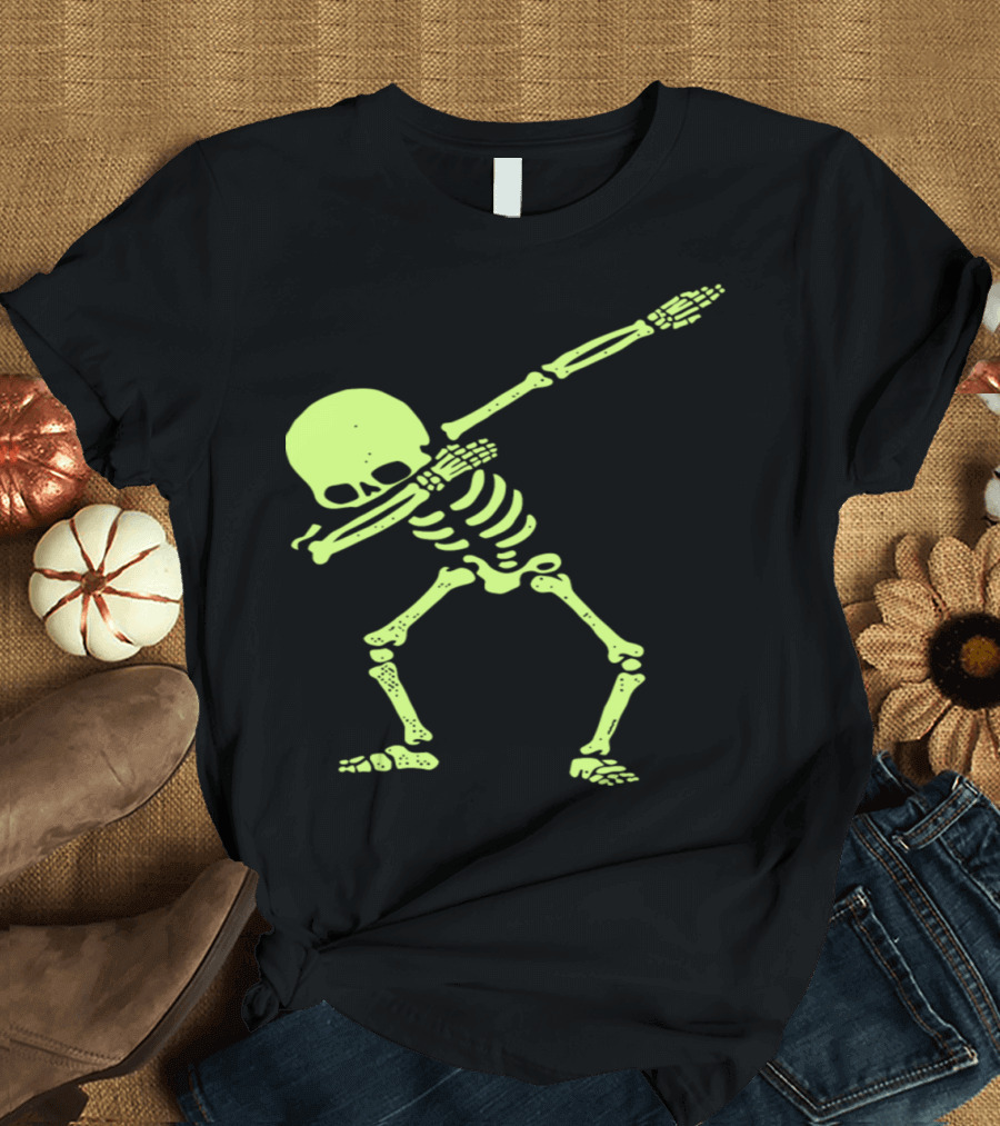 Skeleton Dab Hip Hop Skull Dance Pose T-Shirt