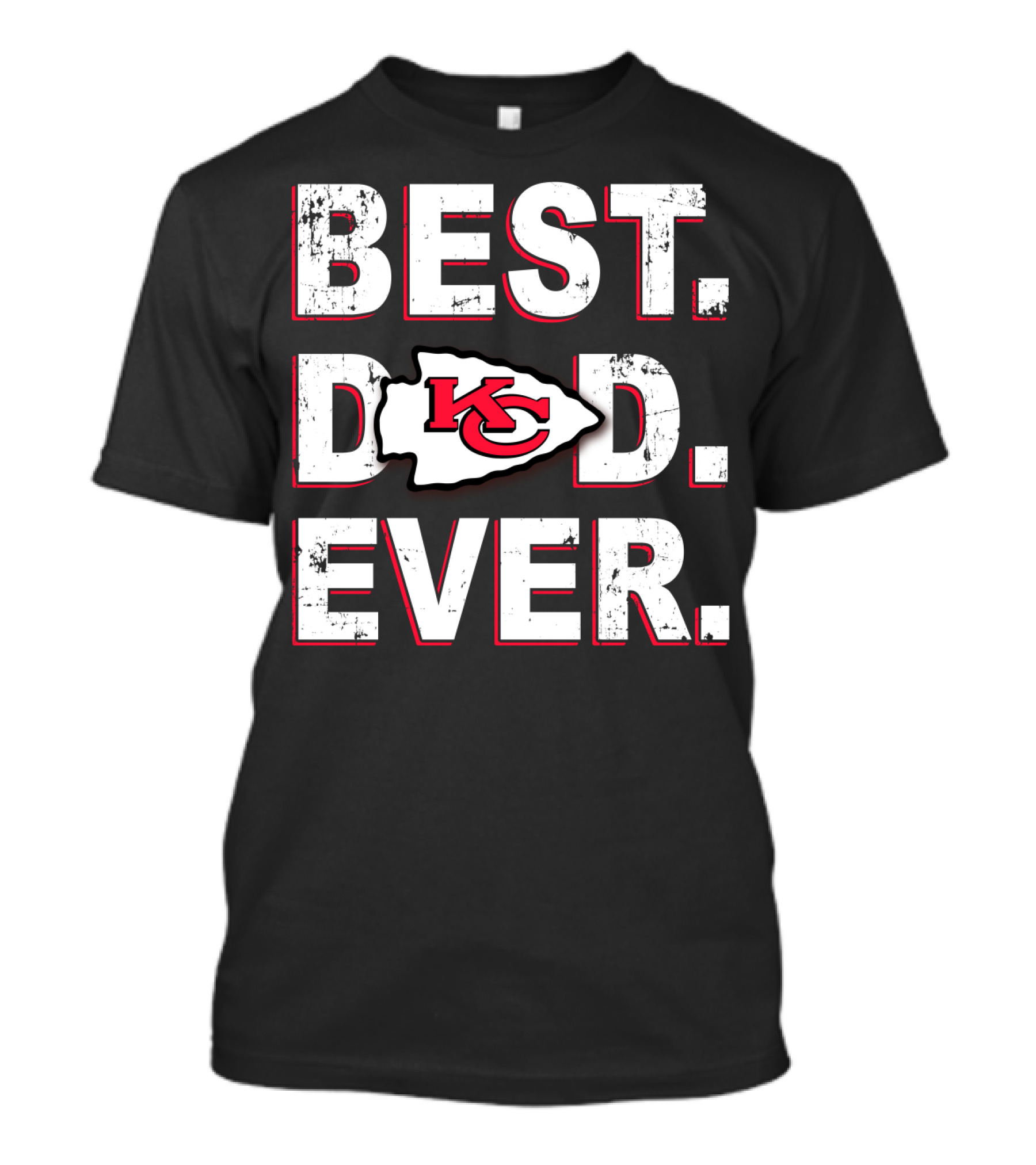 Best Dad Ever Kc Chiefs T-Shirt