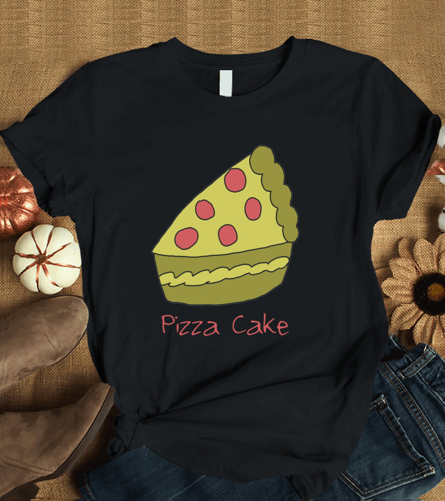 Slice of Humor with Pizza Cake Delight T-Shirt