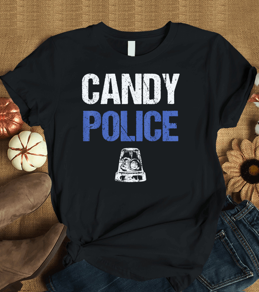 CANDY POLICE Blue Light T-Shirt