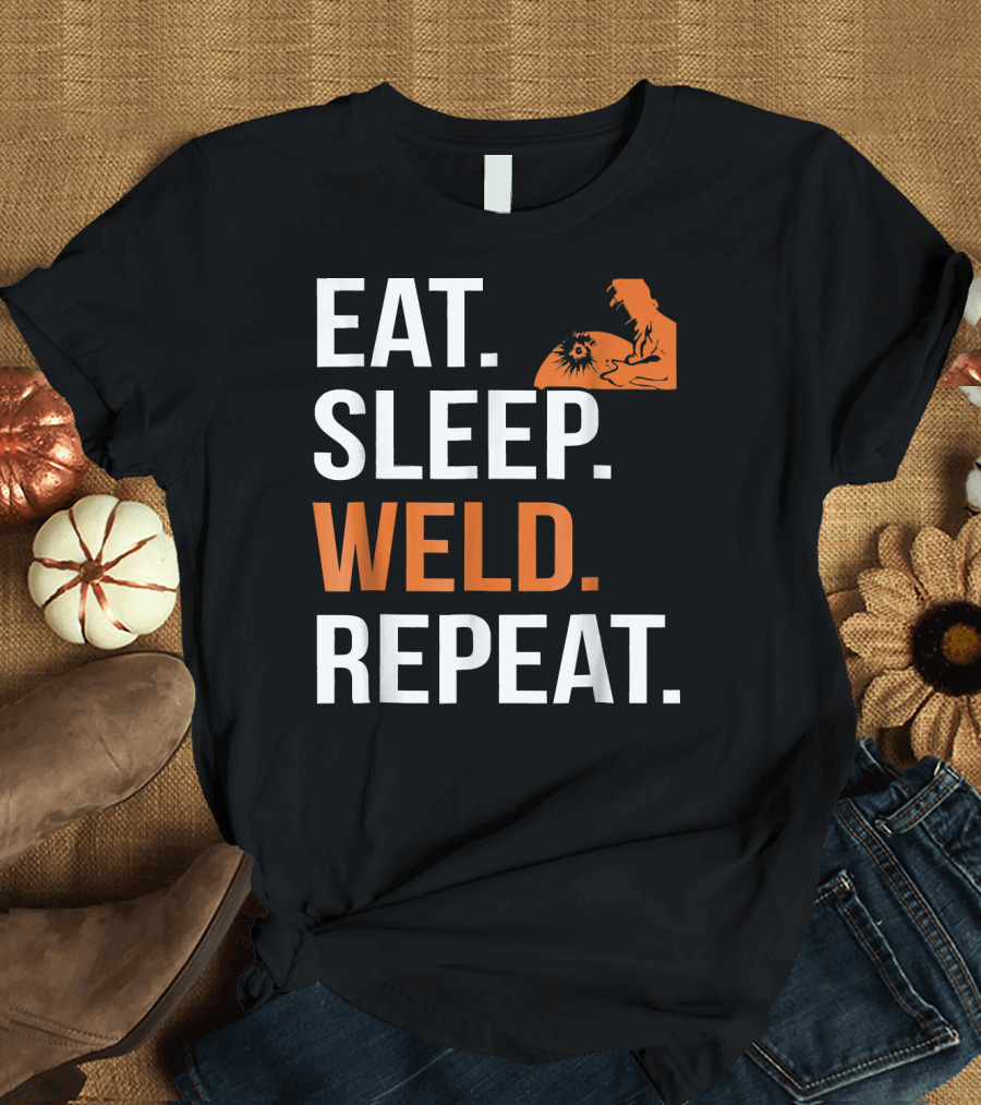 EAT. SLEEP. WELD. REPEAT. WELDING PREMIUM T-Shirt