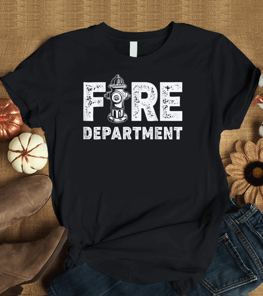 Fire Department Firefighter Hydrant T-Shirt