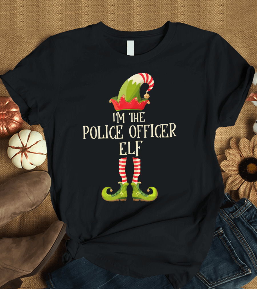 I'm The Police Officer Elf T-Shirt