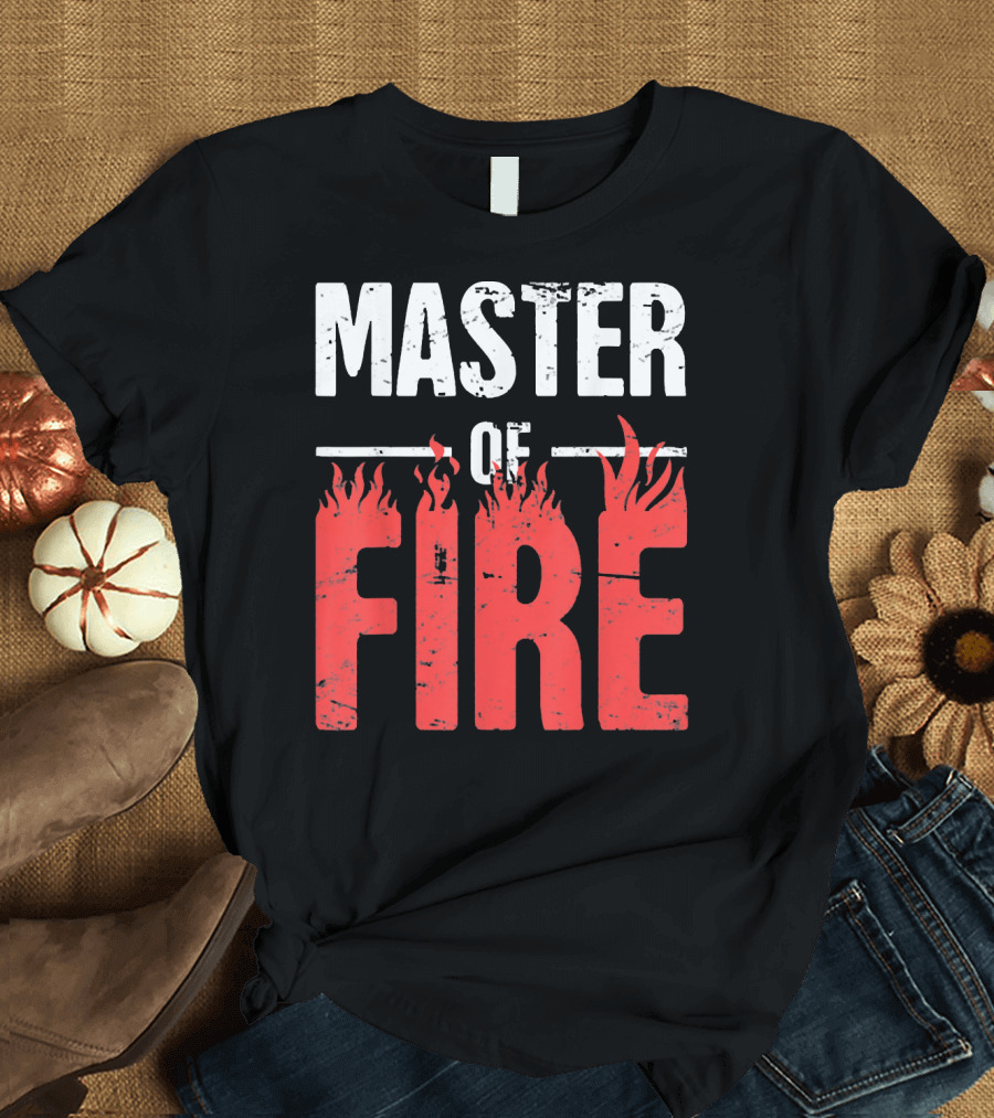 Master Of Fire Welding Welder Flames T-Shirt