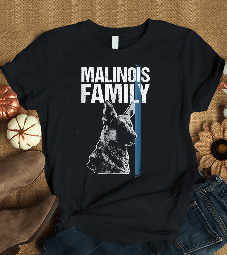 Malinois Family Police Dog K9 Loyalty T-Shirt