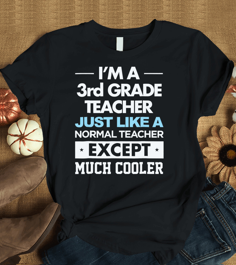 I’m a 3rd Grade Teacher Just Like a Normal Teacher Except Much Cooler T-Shirt