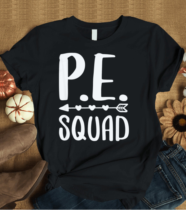 T-Shirt: P.E. Squad Arrow Hearts T-Shirt P.E. Squad Arrow Hearts T-Shirt