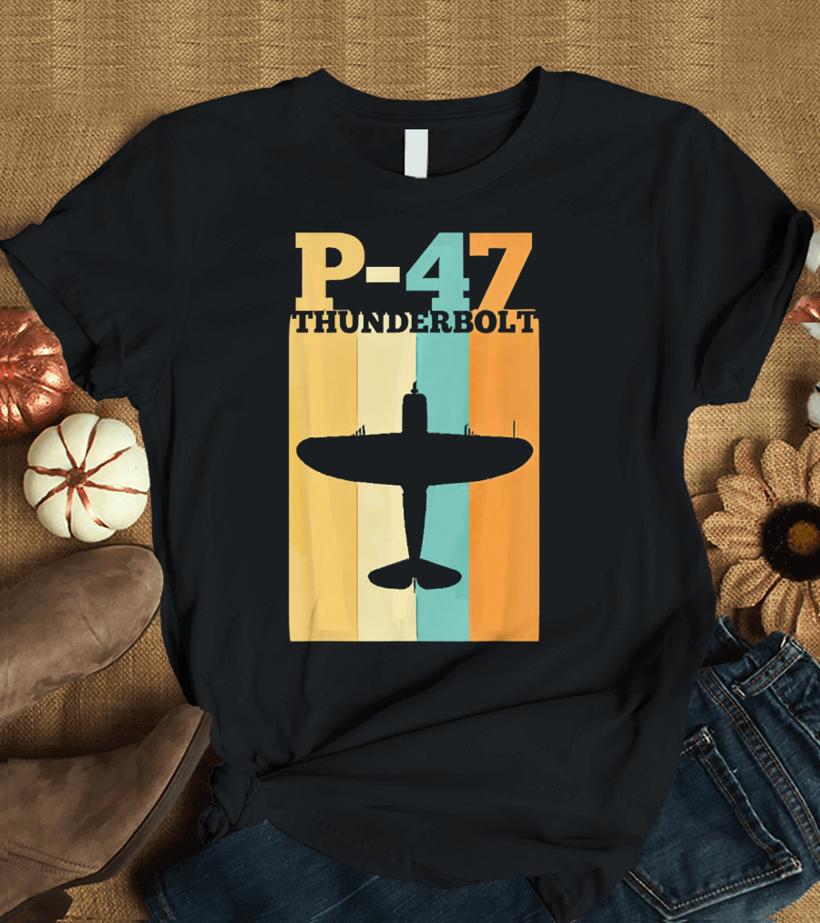P-47 Thunderbolt Vintage Warbird Fighter T-Shirt