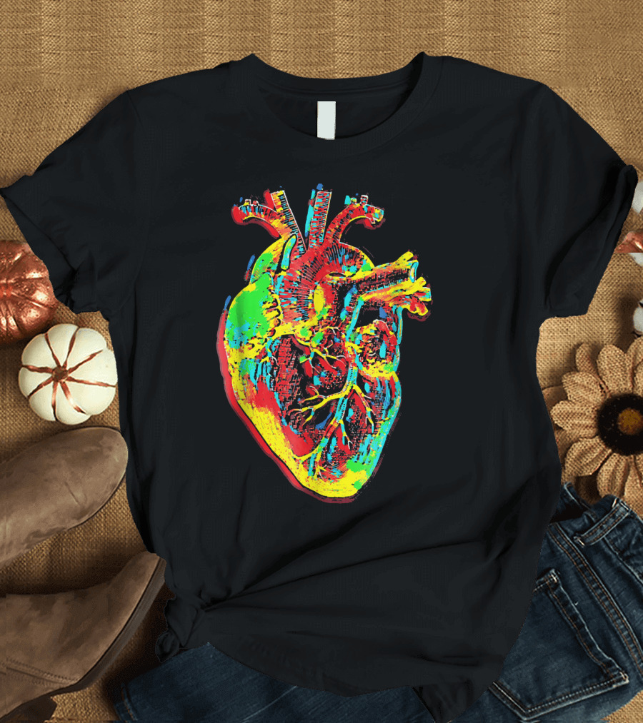 Anatomical Heart Medical Doctor Pop T-Shirt