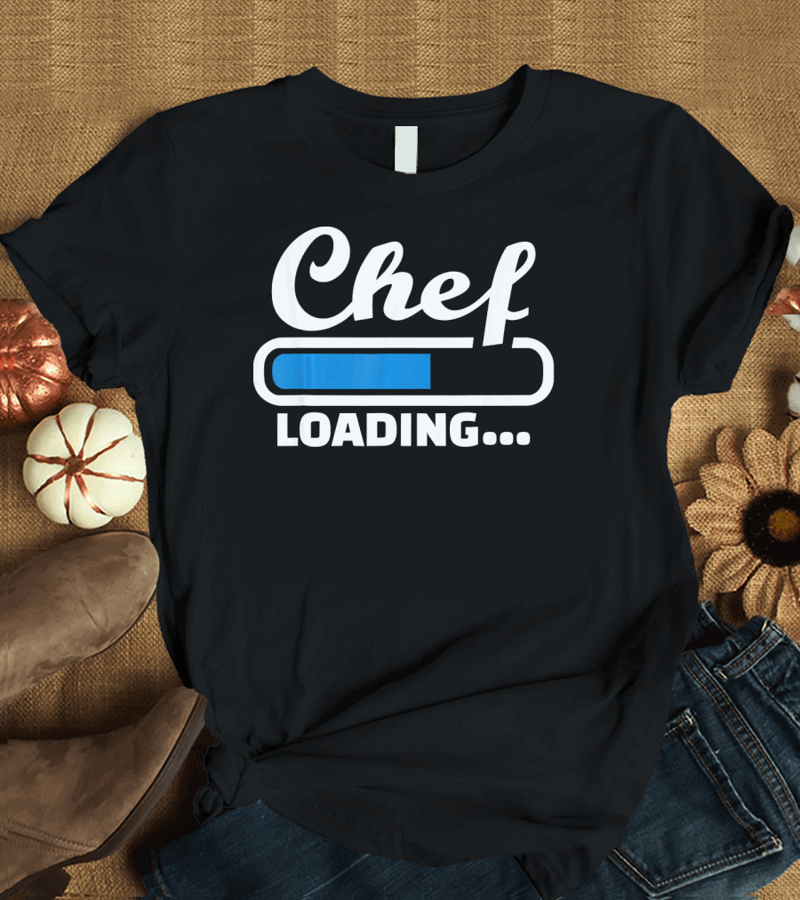 Chef Loading Progress Bar Waiting T-Shirt