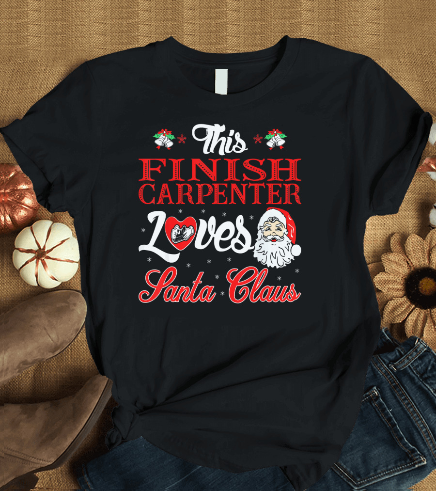This Finish Carpenter Loves Santa Claus T-Shirt