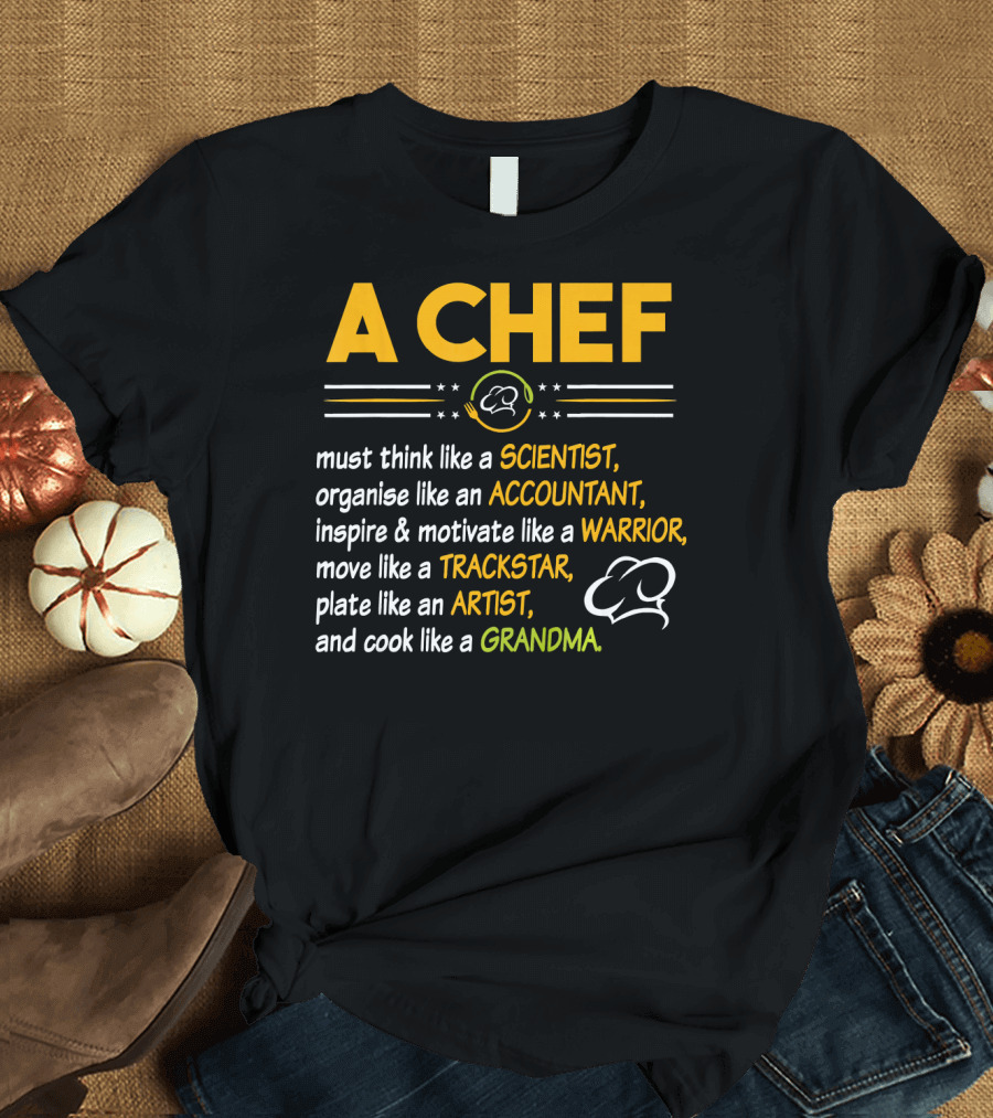 A Chef Must Think Like a Scientist Organise Like an Accountant Inspire Motivate Like a Warrior Move Like a Trackstar Plate Like an Artist Cook Like a 