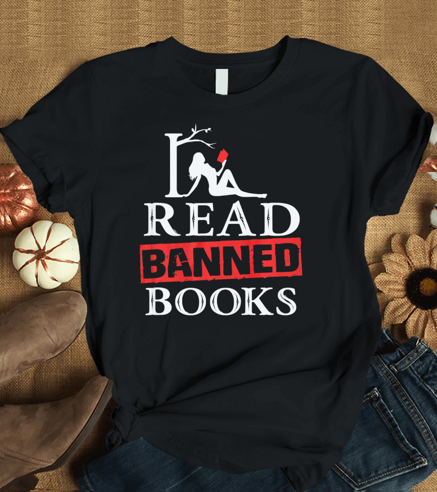 I Read Banned Books National Librarian Reading T-Shirt