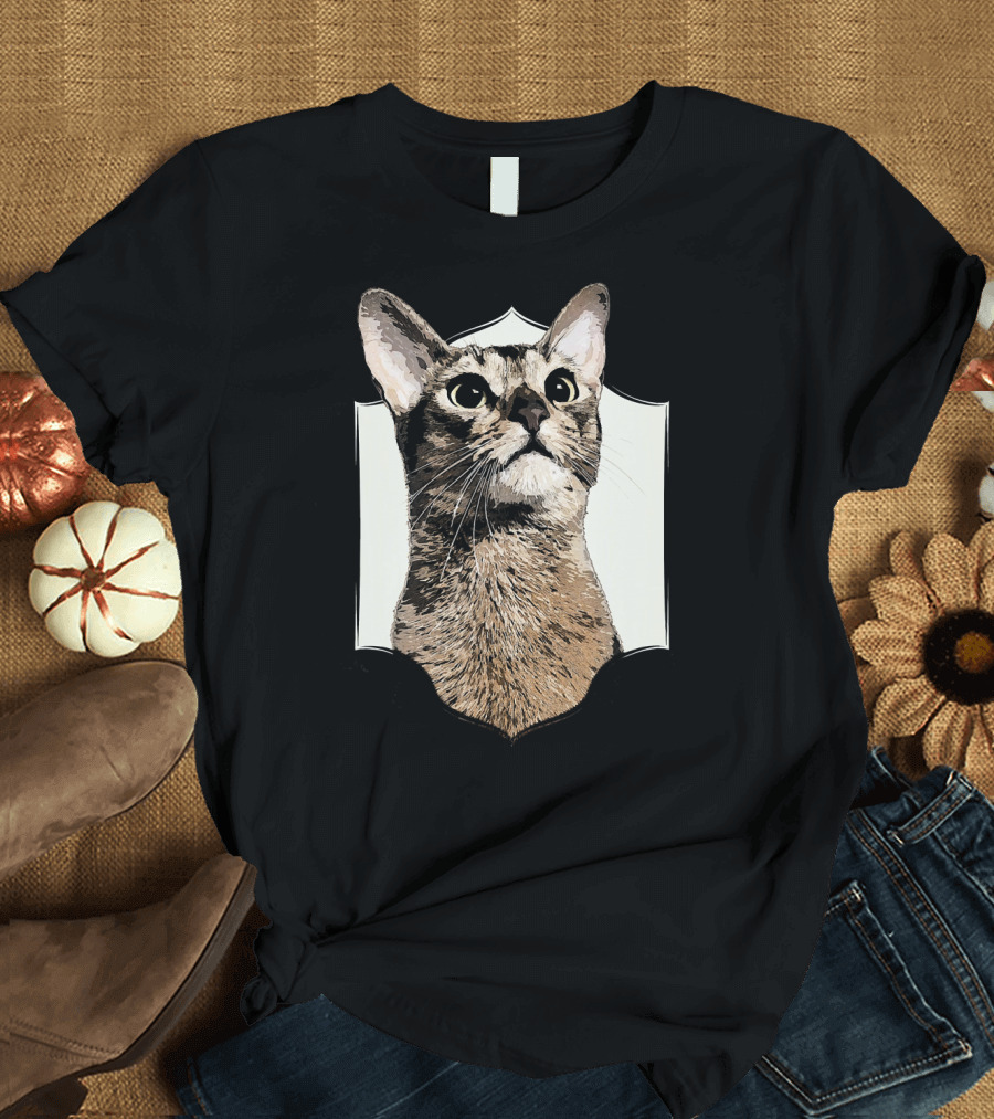 Abyssinian Cat Face T-Shirt