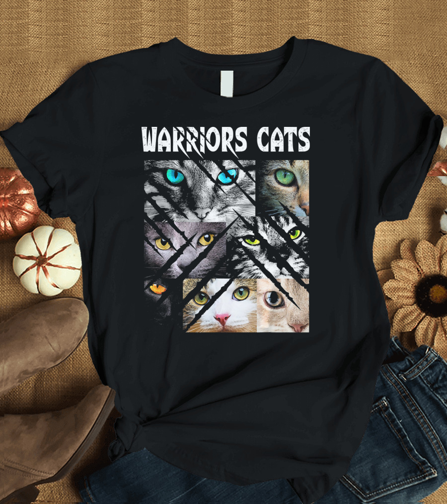 Warriors Cats Eye Montage for Cat Lovers T-Shirt