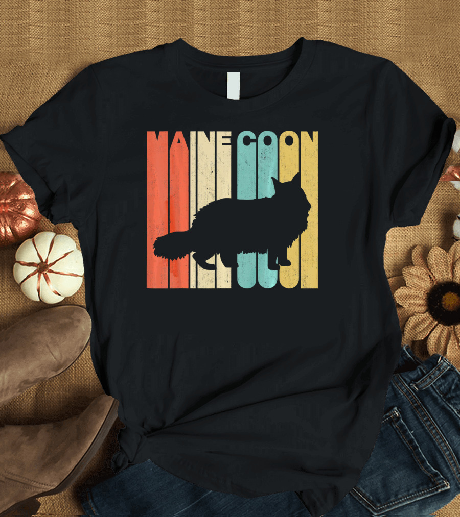 Vintage Retro Maine Coon T-Shirt