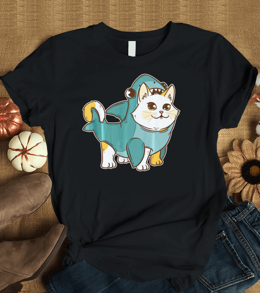 Kawaii Cat Shark Costume Kitten Kitty CatShark T-Shirt