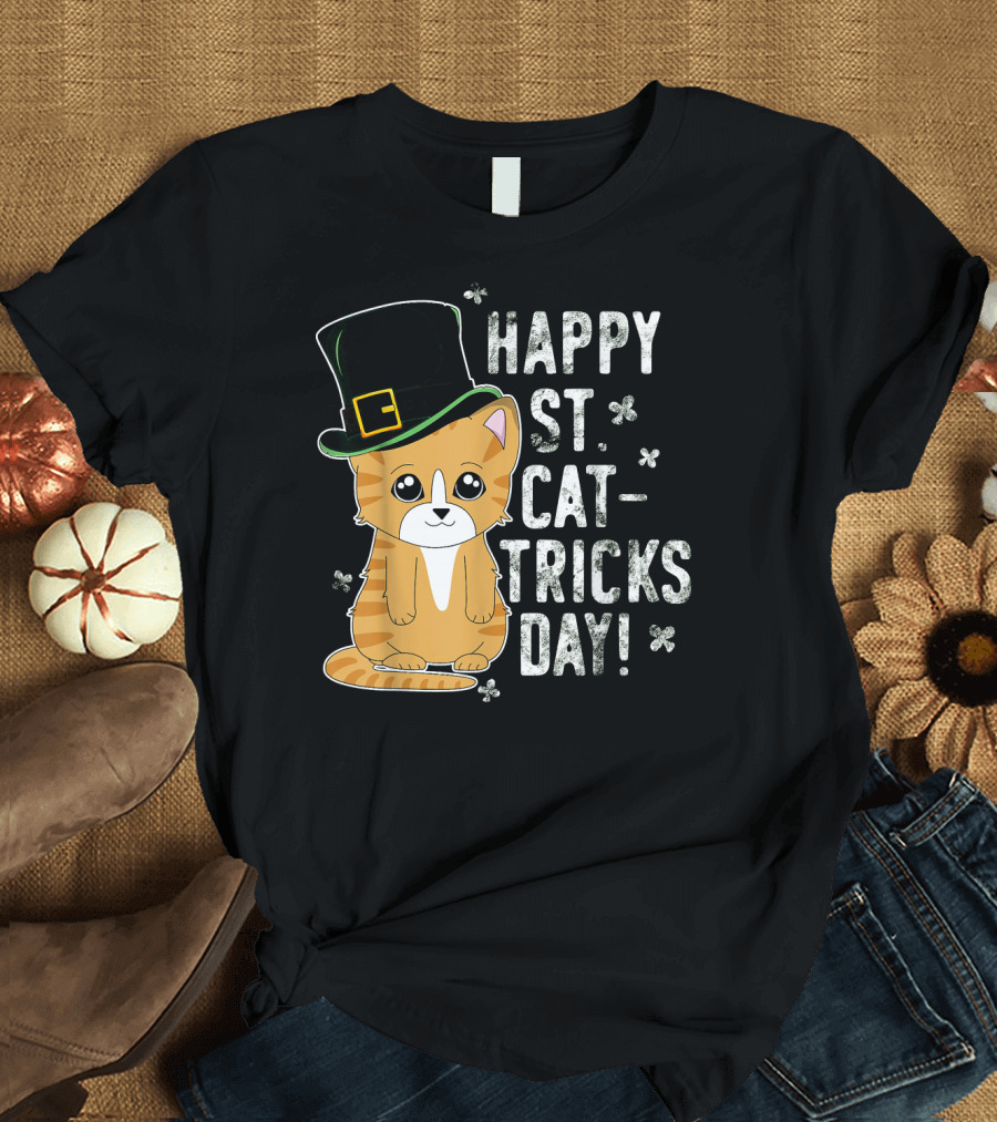 Happy St. Cat-Tricks Day T-Shirt