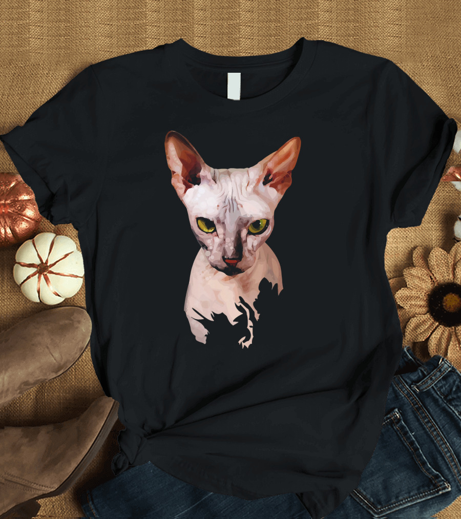 Cool Sphynx Cat Artful T-Shirt