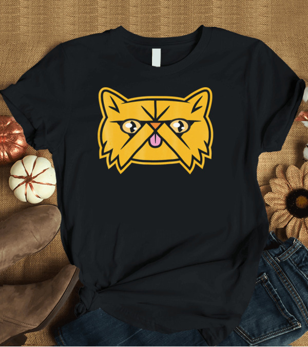 T-Shirt: Cute Smooshed Face Orange Persian Cat T-Shirt Cute Smooshed Face Orange Persian Cat T-Shirt