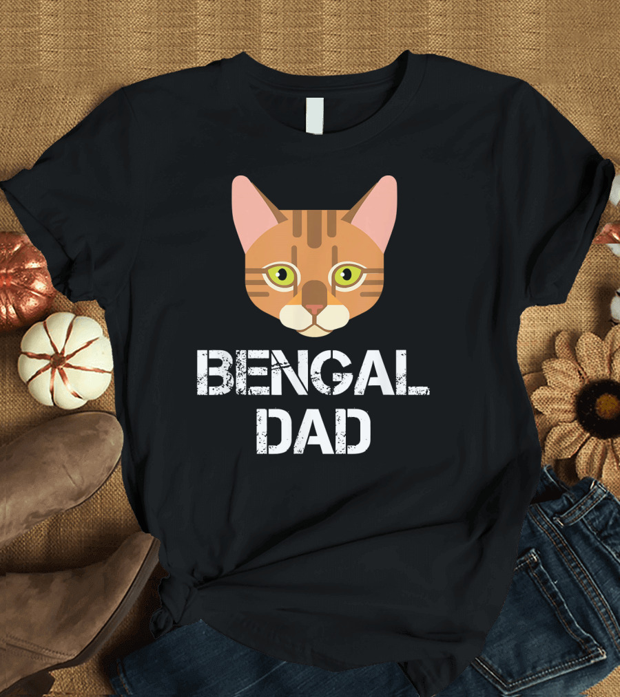 Bengal Dad Cat Owner Mens Bengal Dad T-Shirt