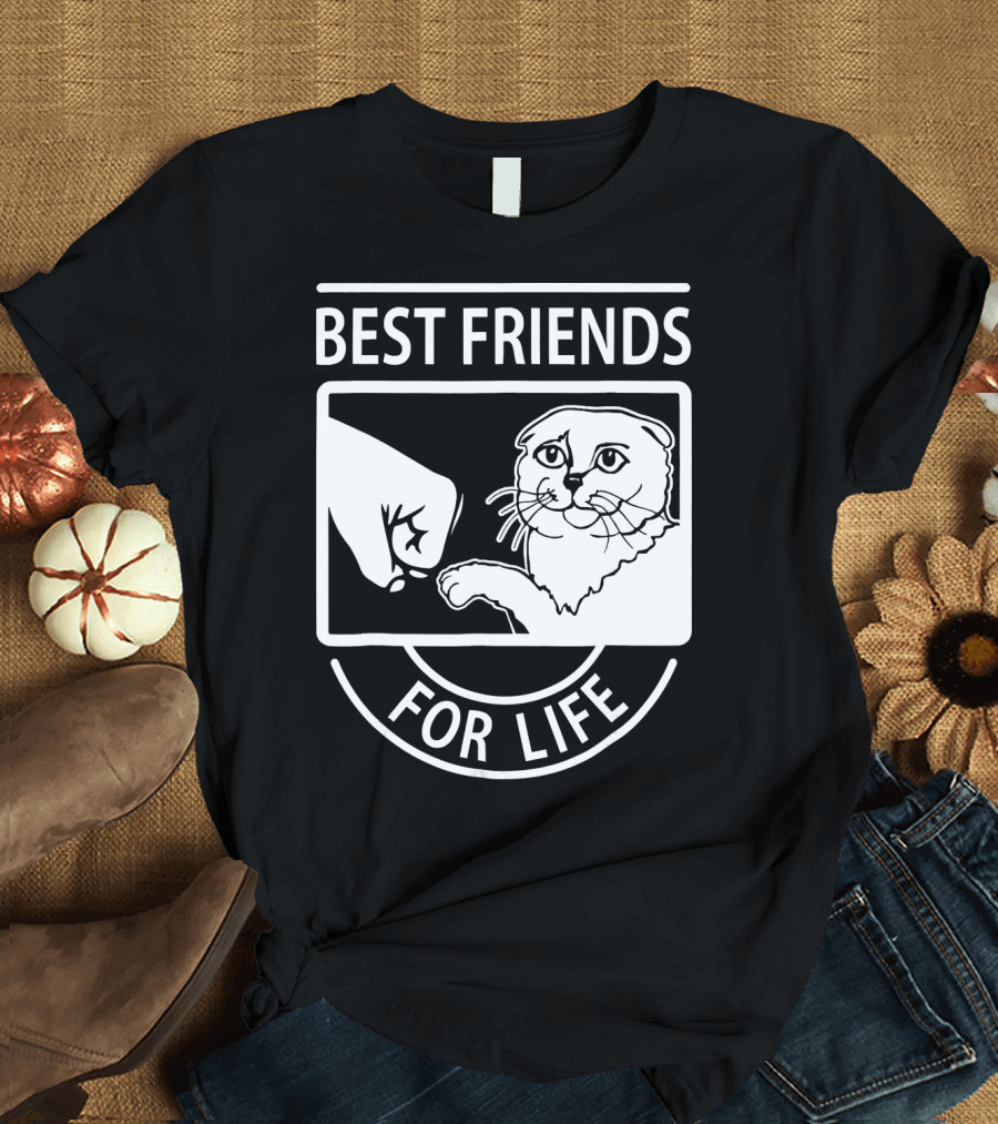 Scottish Fold Best Friends For Life T-Shirt