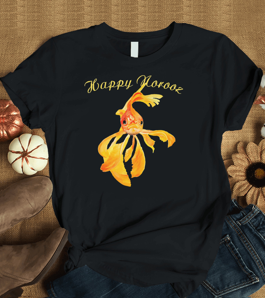 Happy Norooz Persian New Year Goldfish T-Shirt