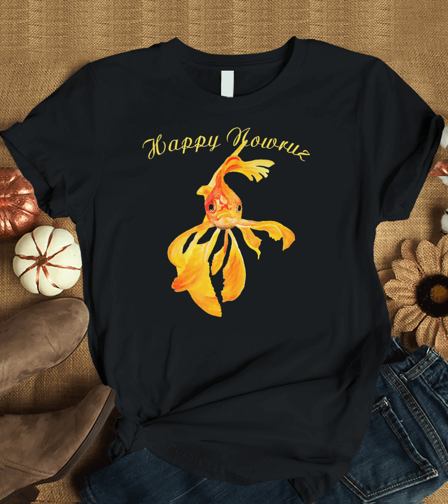 Happy Nowruz Persian New Year Goldfish T-Shirt