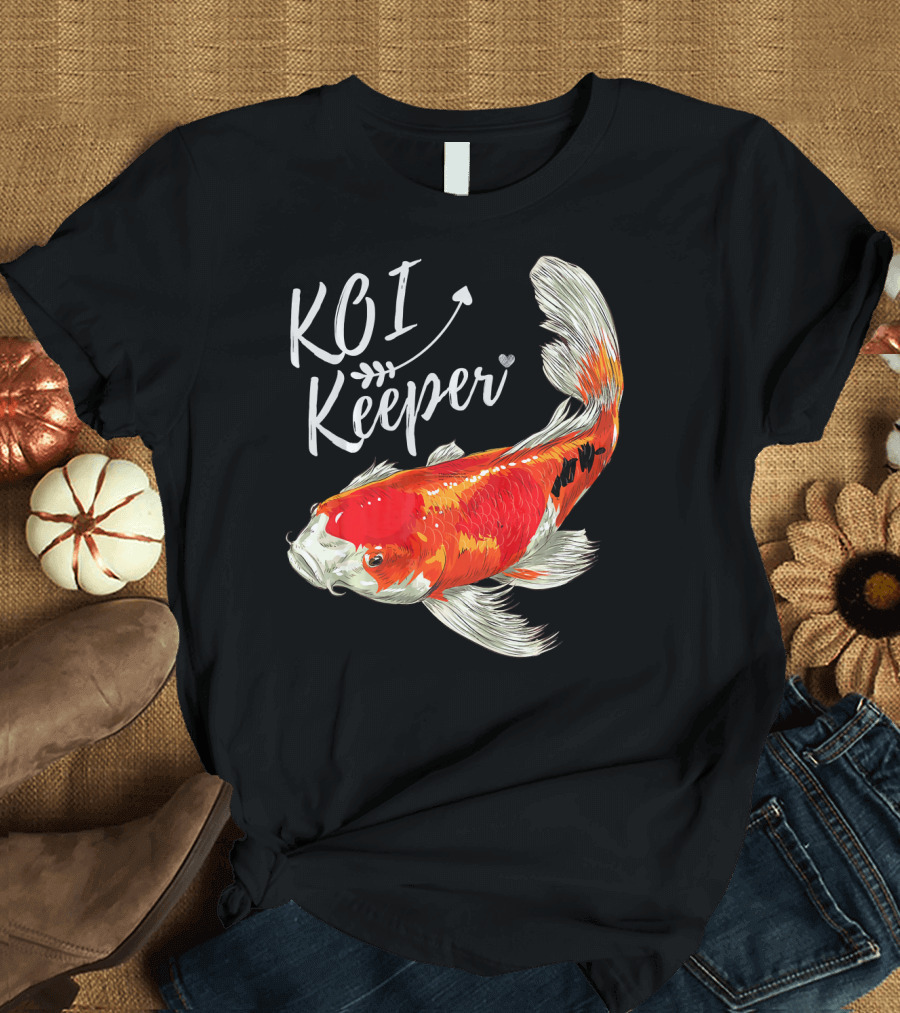 Koi Keeper Chinese Koi Fish Carp Nishiki T-Shirt