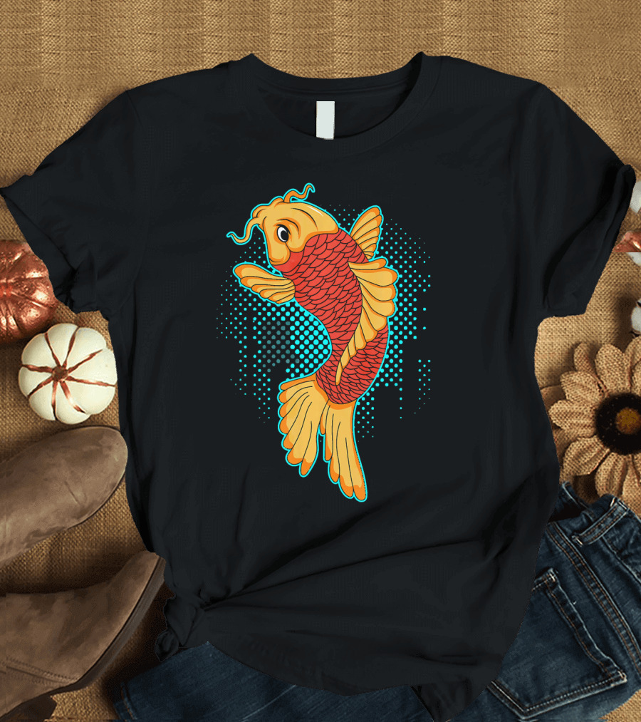 Japanese Koi Carp Nishikigoi Jinli Fish Iconic T-Shirt