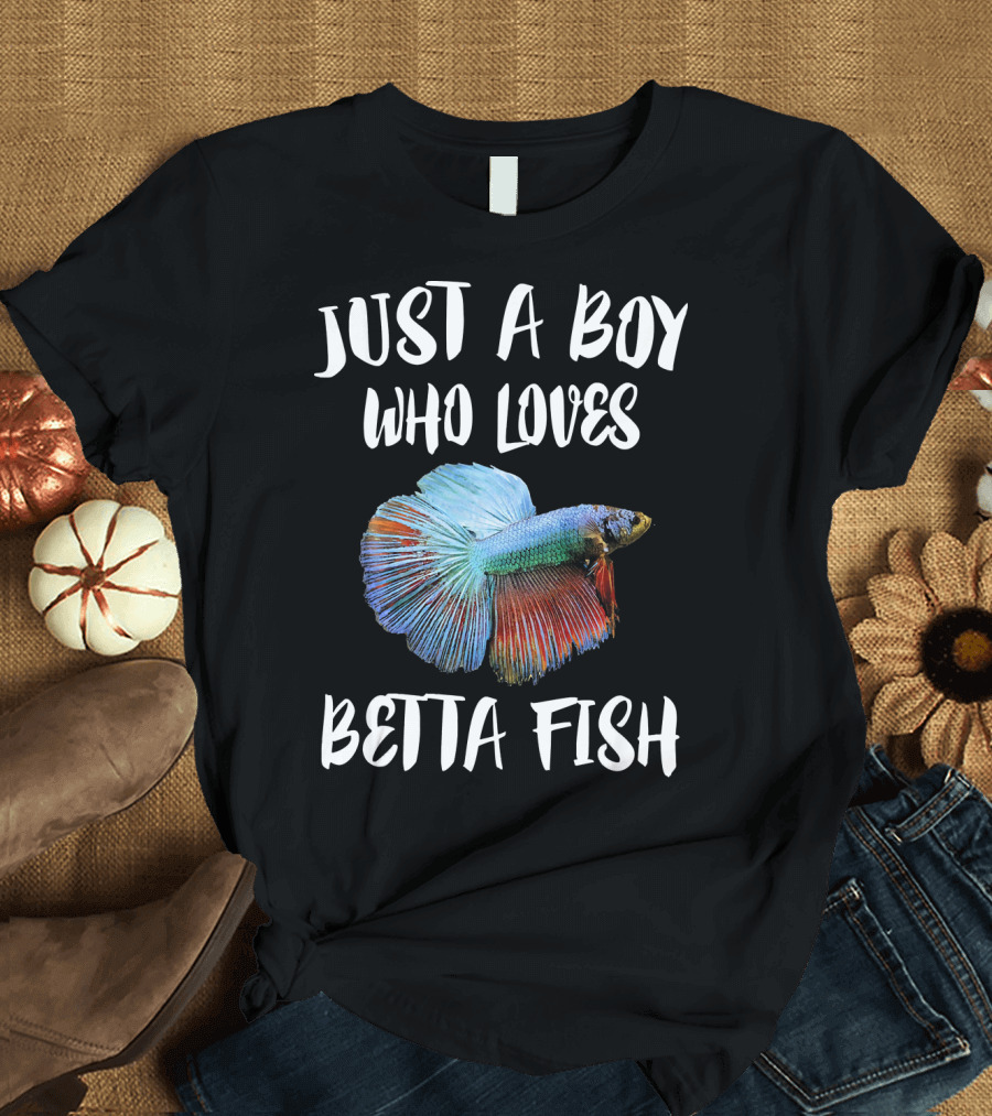 Just A Boy Who Loves Betta Fish T-Shirt