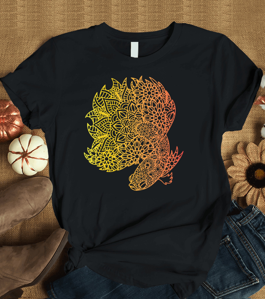 Mandala Betta Fish Psychedelic T-Shirt