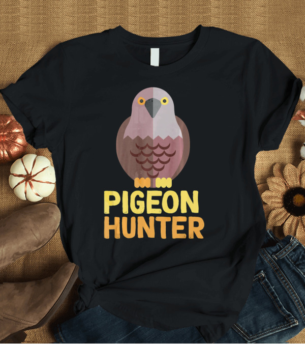 T-Shirt: Pigeon Hunter Bird Decoy Hunting Falcon T-Shirt Pigeon Hunter Bird Decoy Hunting Falcon T-Shirt