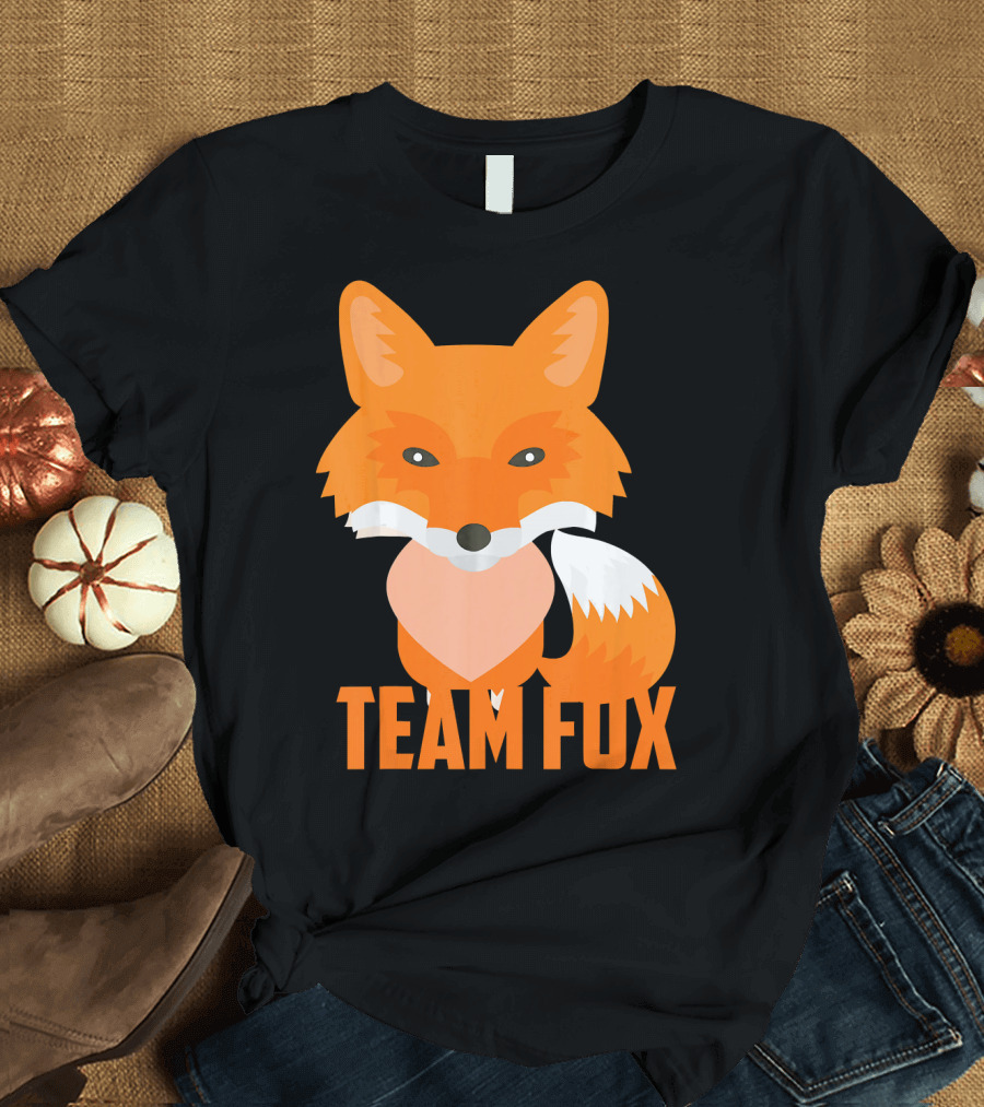 Team Fox Cool Funny I Heart Foxes T-Shirt