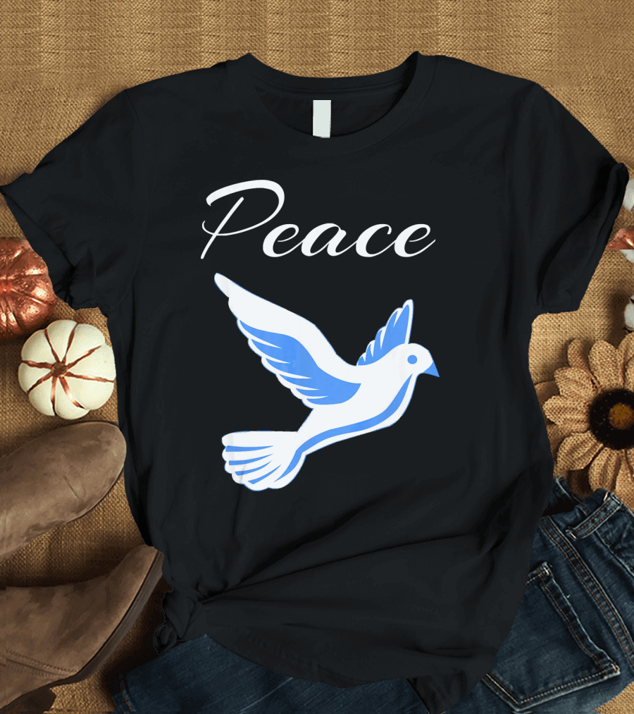 Peace Dove Icon Inspirational Motivational T-Shirt