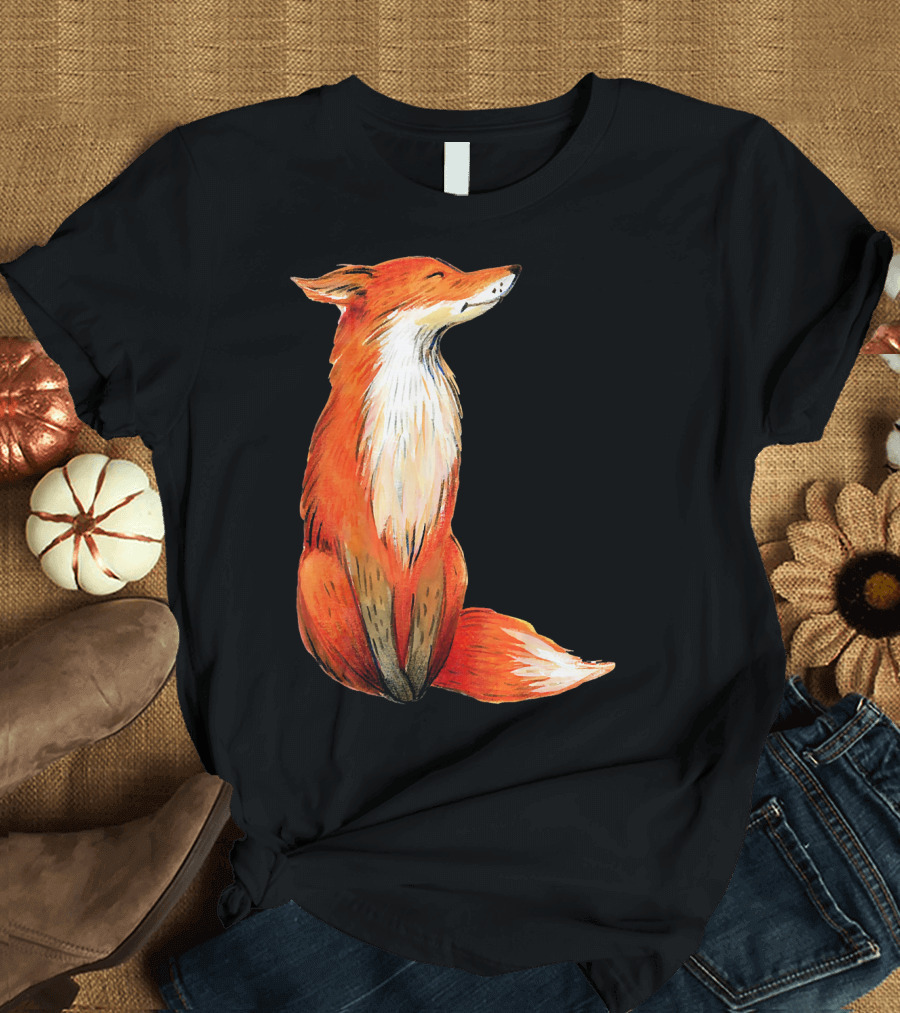Wild Watercolor Fox T-Shirt