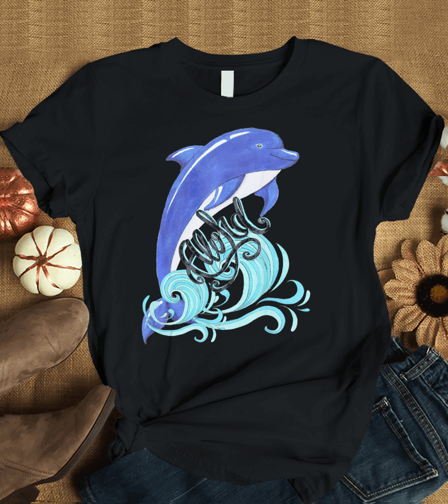 Aloha Dolphin Summer Beach Vacation T-Shirt
