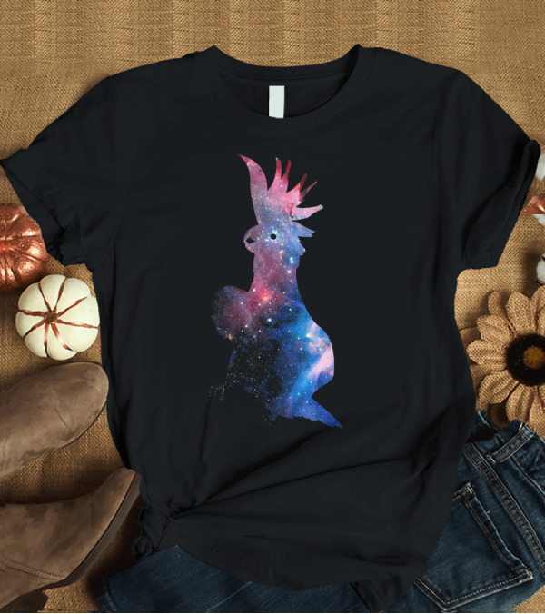 T-Shirt: Cosmic Cockatoo Galaxy T-Shirt Cosmic Cockatoo Galaxy T-Shirt