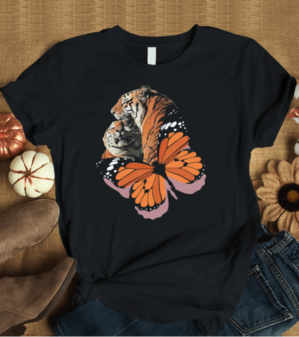T-Shirt: Arthur Andre Tiger Butterfly Monarch T-Shirt Arthur Andre Tiger Butterfly Monarch T-Shirt