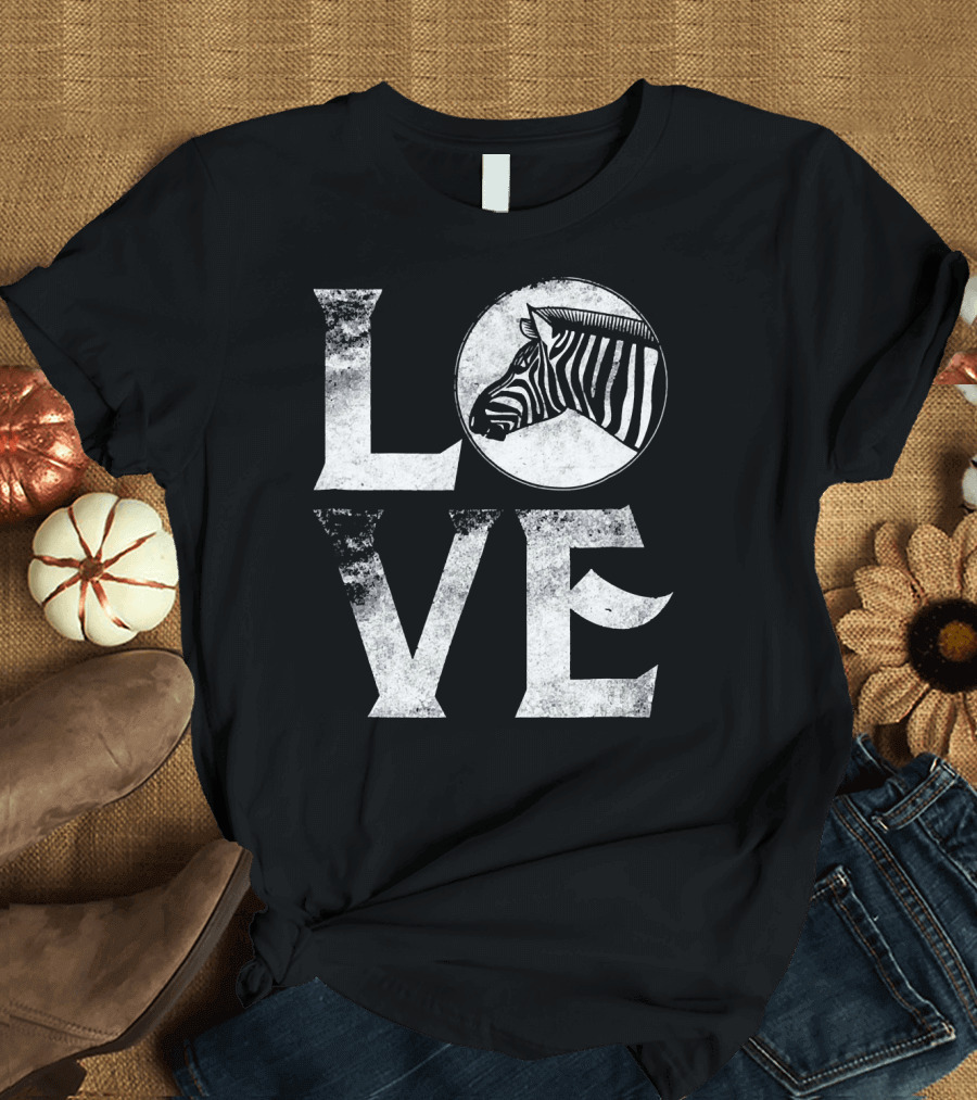 LOVE Zebra Spirit Anim T-Shirt