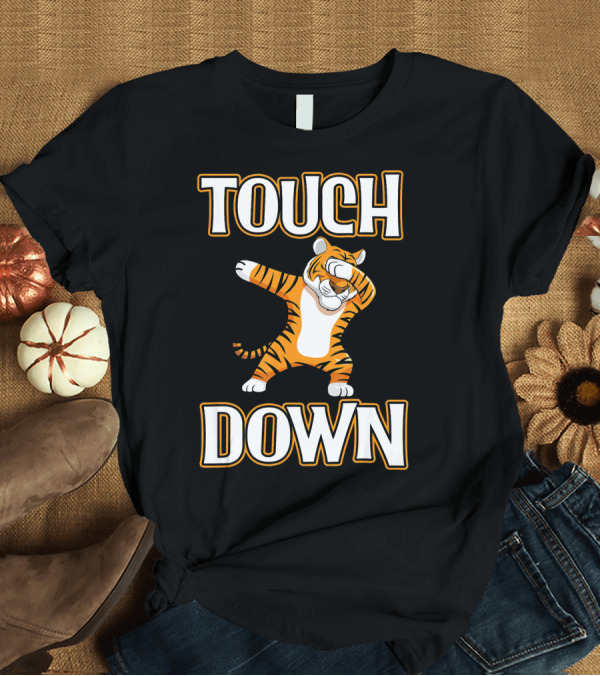 T-Shirt: BDAZ Touchdown Dabbing Tiger T-Shirt BDAZ Touchdown Dabbing Tiger T-Shirt