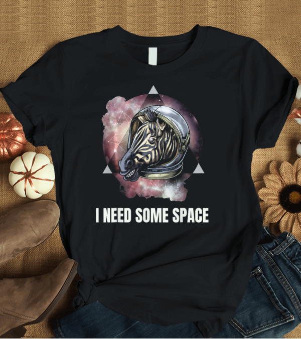 T-Shirt: I Need Some Space Zebra in Astronaut Helmet T-Shirt I Need Some Space Zebra in Astronaut Helmet T-Shirt