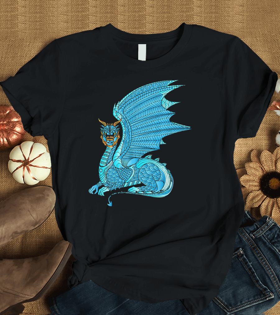 Dragon Edition Blue Mythical Creature T-Shirt